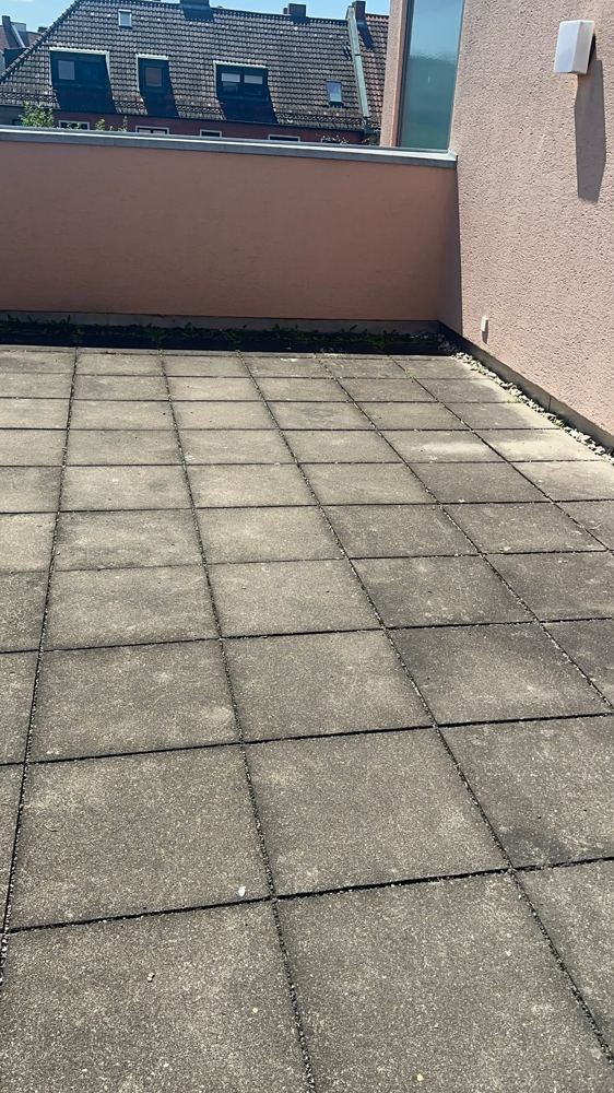 Dachterrasse: Vorher